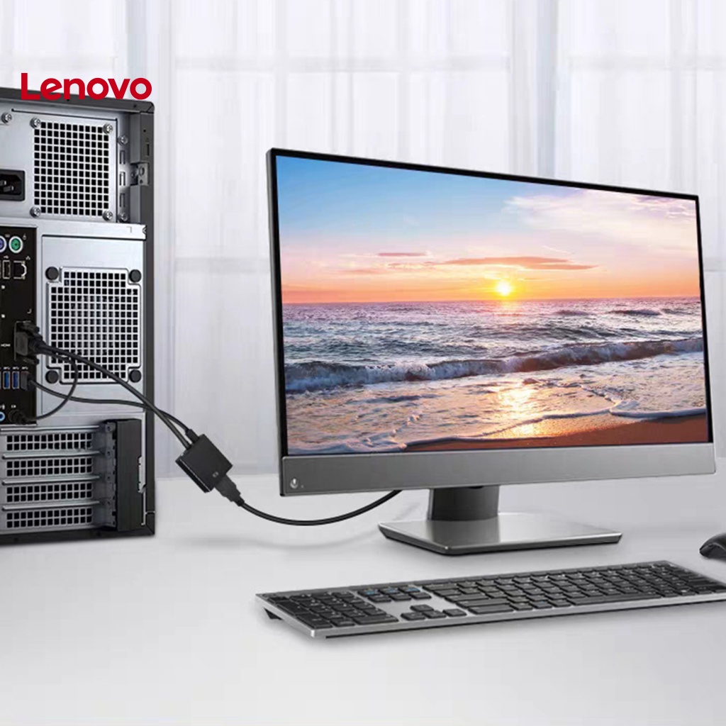 Bộ Chuyển Đổi Phích Cắm Và Play Bằng Hợp Kim Nhôm VGA Toàn Diện Chống Mài Mòn Cho Máy Tính