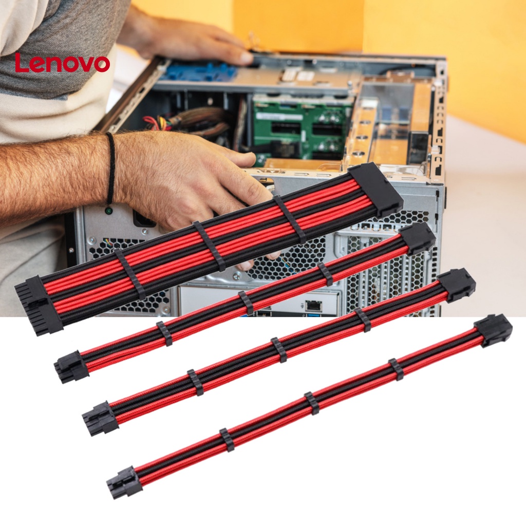 Dây Cáp Nguồn Mở Rộng 30cm Cho ATX 24Pin 8Pin 6 + 2Pin 8Pin 4 + 4Pin 6Pin CPU Máy Tính