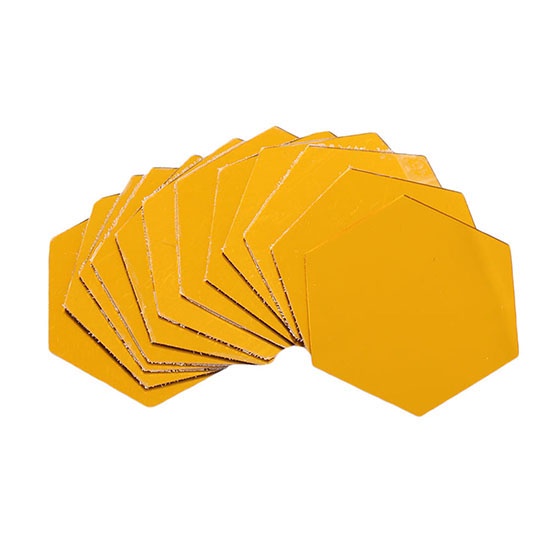Bộ 12 Miếng Dán Tường Tráng Gương Hình Lục Giác 3D Độc Đáo Thời Trang DIY