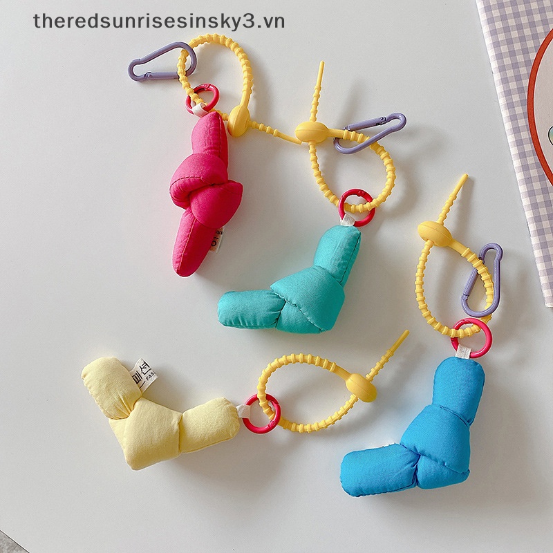 Móc Khóa Hình Thú Nhồi Bông Mềm Mại Thời Trang