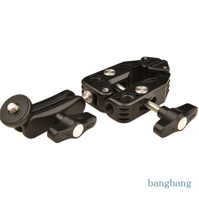 Bộ Chuyển Đổi Kẹp Gắn Màn Hình Máy Ảnh Đầu Bi 360 Độ + 1 4 Ren Cho DSLR