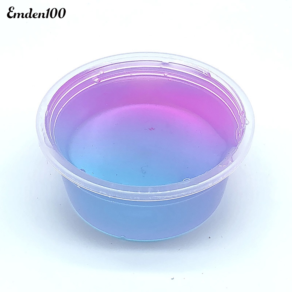 [EMDEN] Đồ Chơi Chất Nhờn Pha Lê Trong Suốt Đầy Màu Sắc Giảm Căng Thẳng Cho Trẻ Em