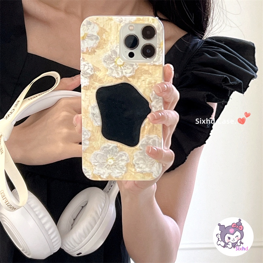 Ốp Lưng iPhone 8 7 6 6s Plus 11 14 13 12 Pro Max SE2020 X Xr Xs Max sixhd Ốp Điện Thoại Mềm Họa Tiết Hoa 3D Cho