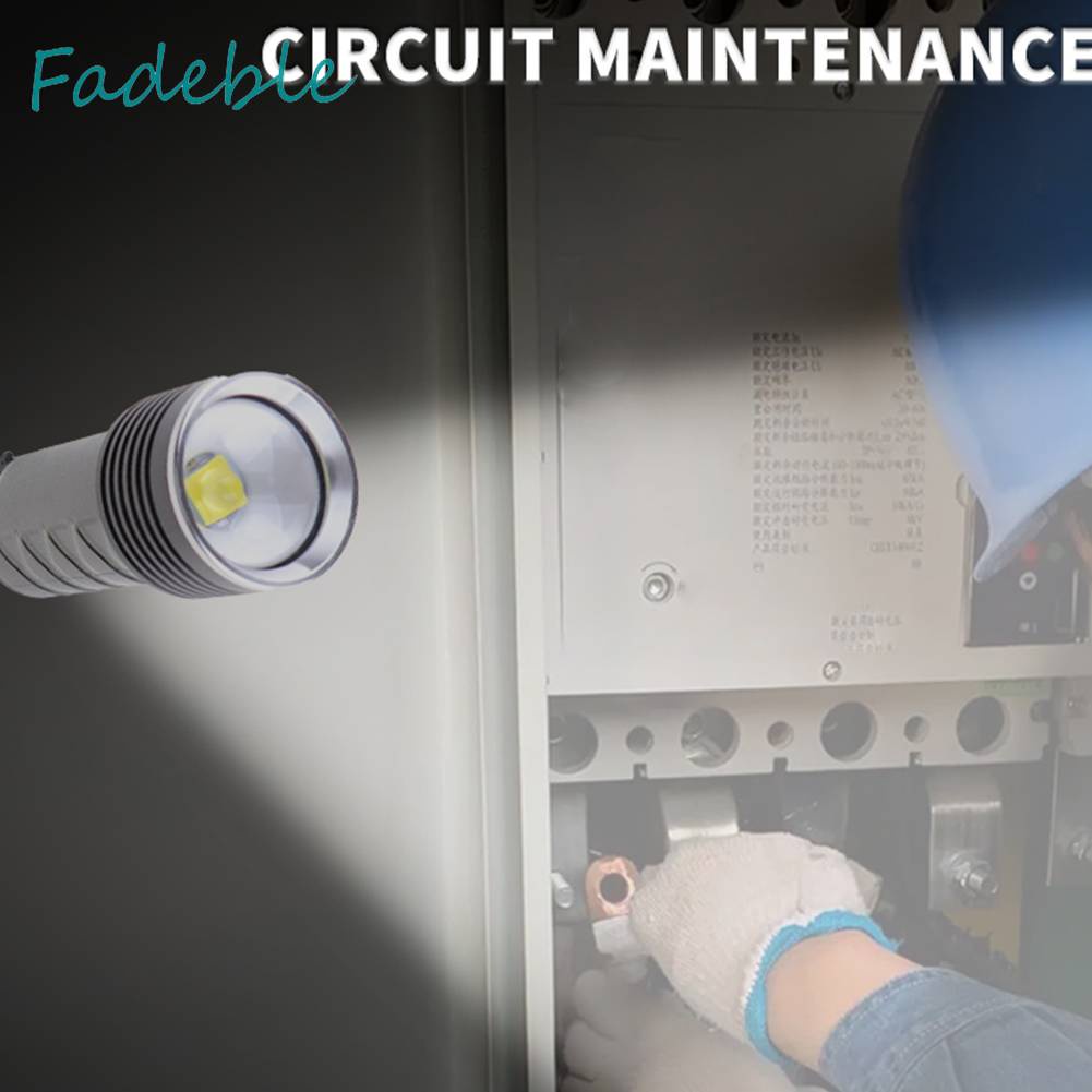 Đèn Pin LED COB / COB Thu Phóng Được 1500mAh Cổng Sạc USB Loại C IPX4