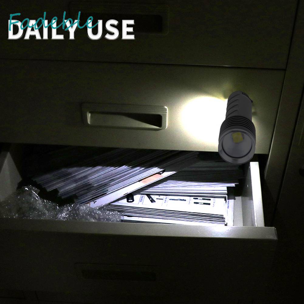 Đèn Pin LED COB / COB Thu Phóng Được 1500mAh Cổng Sạc USB Loại C IPX4