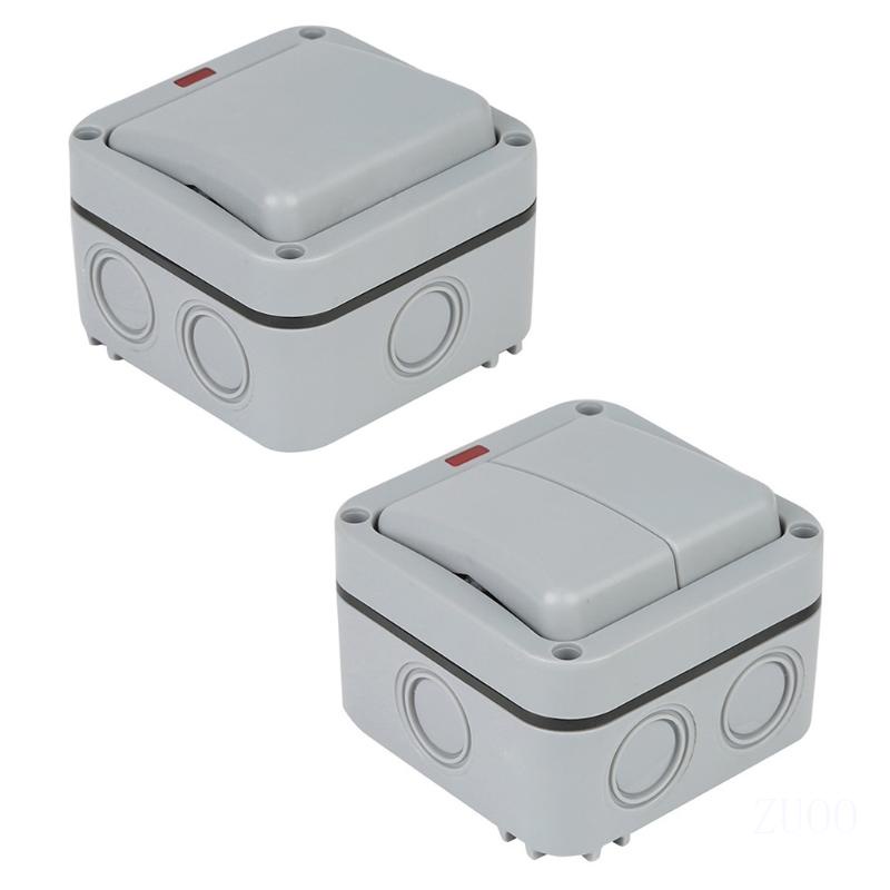 Công Tắc Đèn Ngoài Trời Đơn Dễ Lắp Đặt Chống Thấm Nước ZUOO MP12 1-Gang SPDT