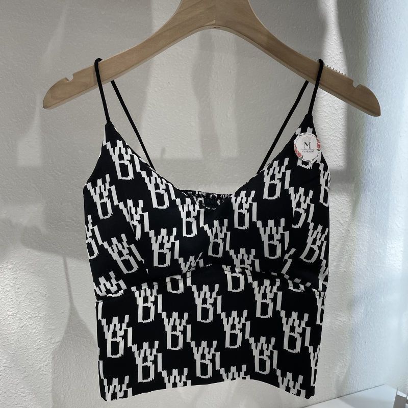 Áo Ngực Hai Dây In Họa Tiết Ngựa Vằn Thời Trang Mới 2023 Cho Nữ