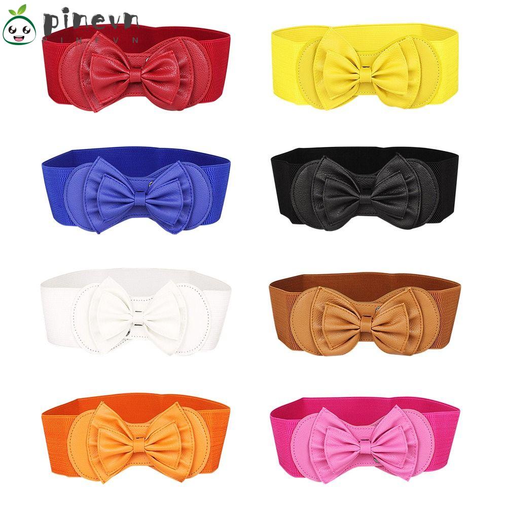 PINEVN Thắt Lưng Co Giãn Hình Nơ Thời Trang Dành Cho Nữ