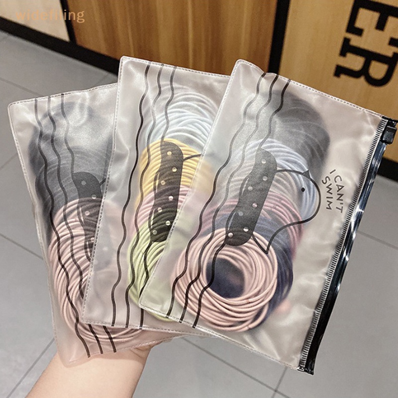 Túi 100 Dây Thun Buộc Tóc Co Giãn Dành Cho Nữ