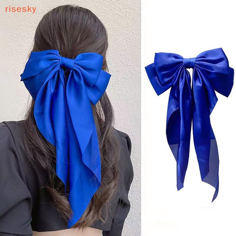 Kẹp Tóc Nơ Lớn Thời Trang Hàn Quốc Cho Nữ