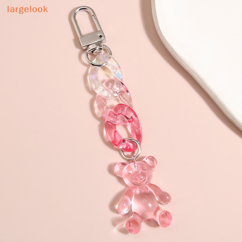 Móc Chìa Khóa Hình Gấu Nhiều Màu Sắc Dễ Thương Cho Nữ