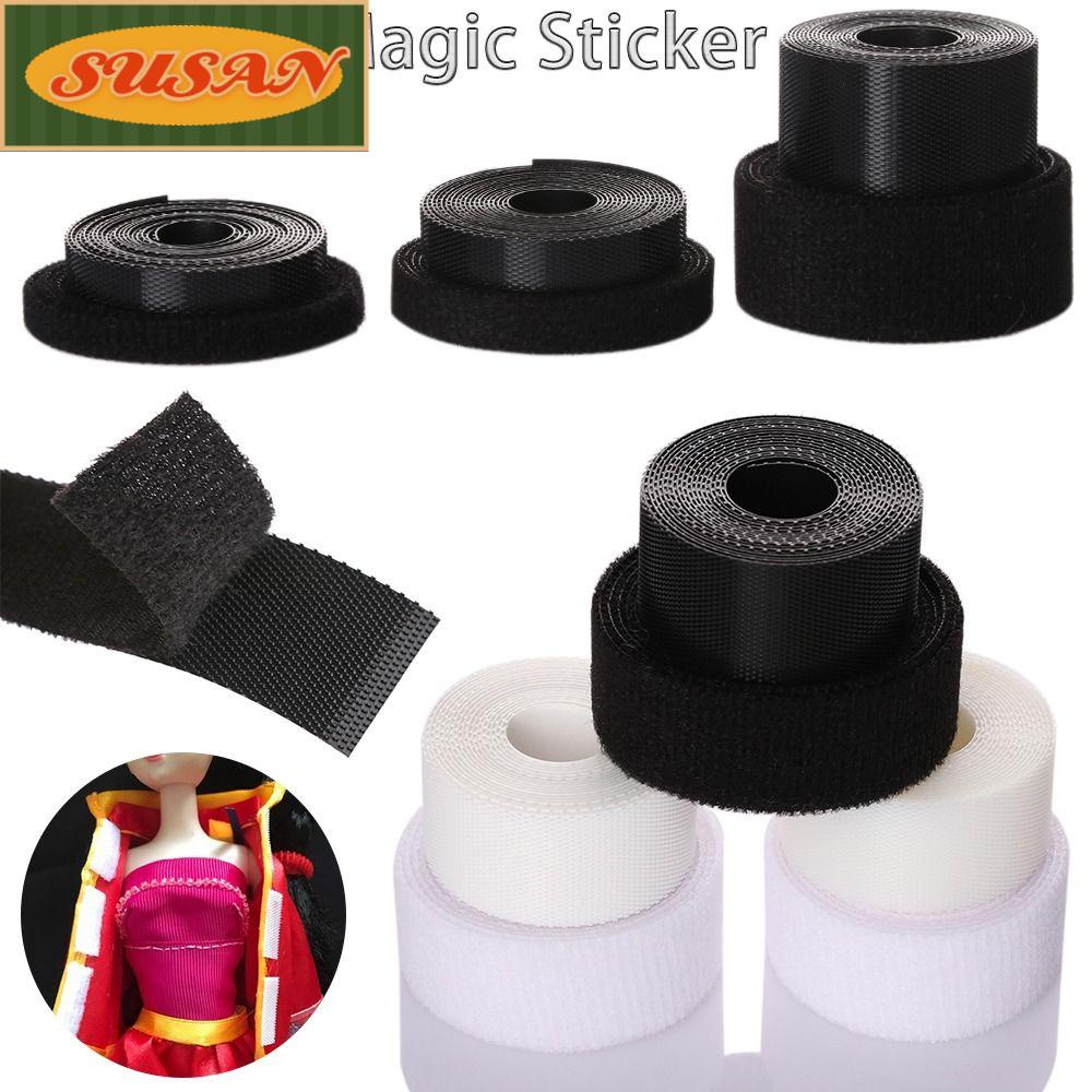 SUSANS Cuộn Băng Keo Mỏng Rộng 6 / 8mm Màu Trắng / Đen