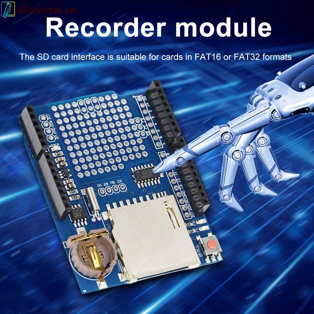 Mô-đun Điều Chỉnh Máy Ghi Âm Logger Shield XD-204 Onboard 3.3V