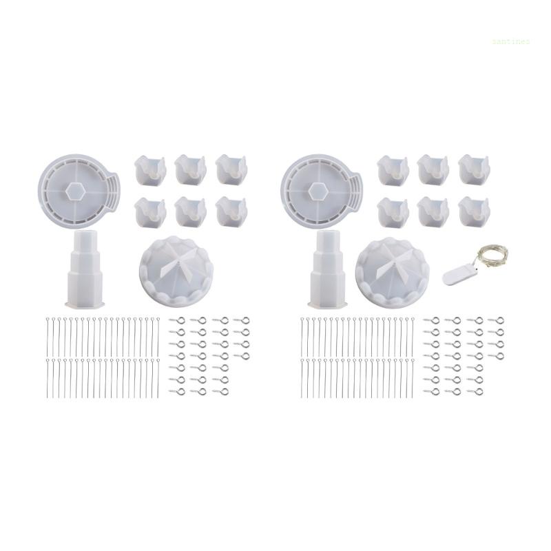 Bộ Khuôn Nhựa Hình Vòng Quay Ngựa Gỗ DIY Trang Trí Nhà Cửa Xe Hơi