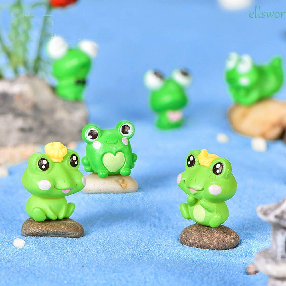 ELLSWORTH Mô Hình Chú Ếch Mini Dễ Thương Dùng Trang Trí Vườn