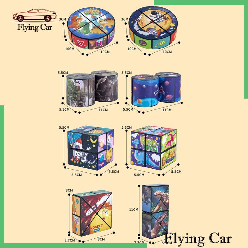 Đồ Chơi Khối Lập Phương Biến Hình 3D Mượt Mà Giáo Dục Cho Bé