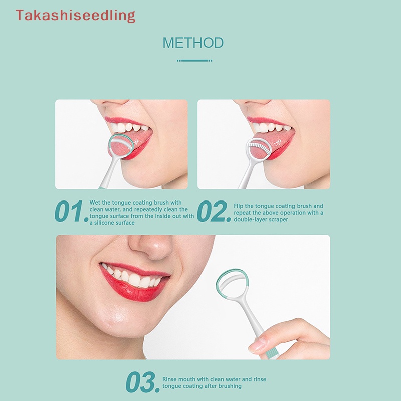Dụng Cụ Vệ Sinh Lưỡi Bằng Silicone Tái Sử Dụng Tiện Lợi