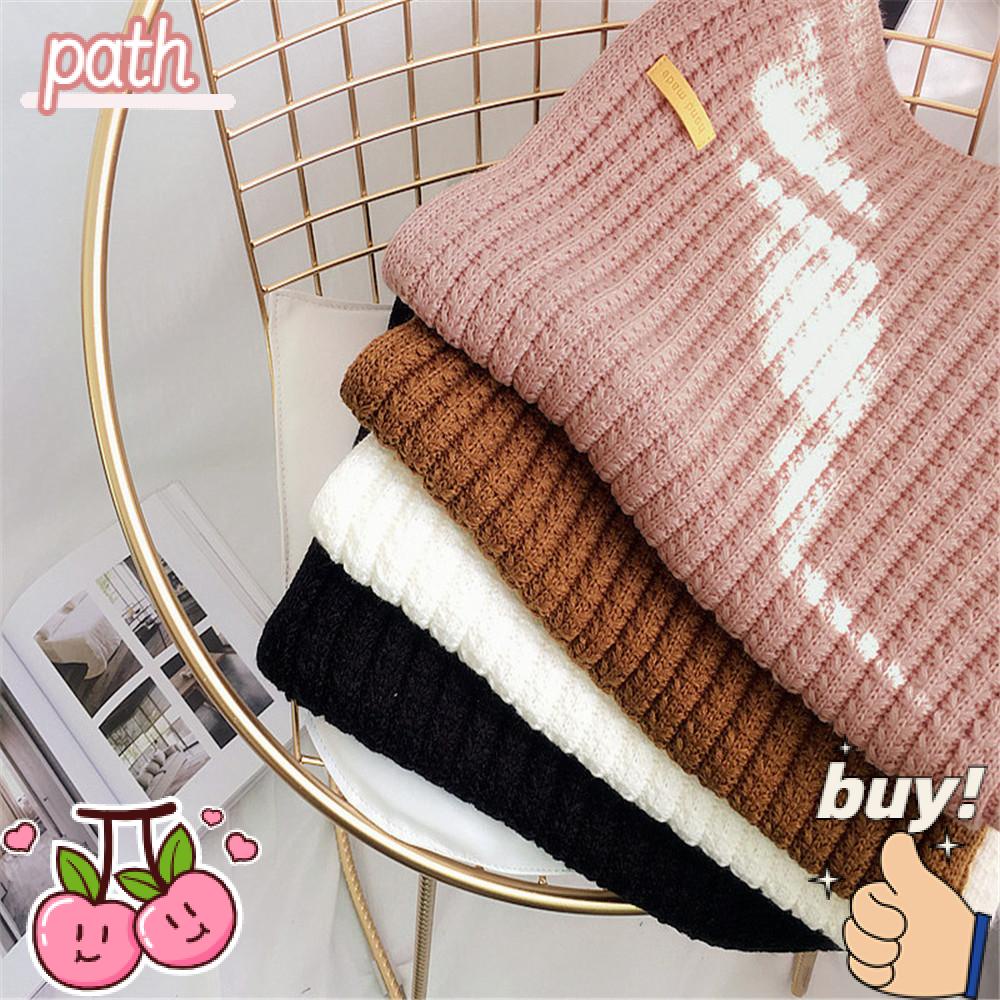 PATH Khăn Choàng Dệt Kim Màu Sắc Thời Trang Mùa Đông Ấm Áp Cho