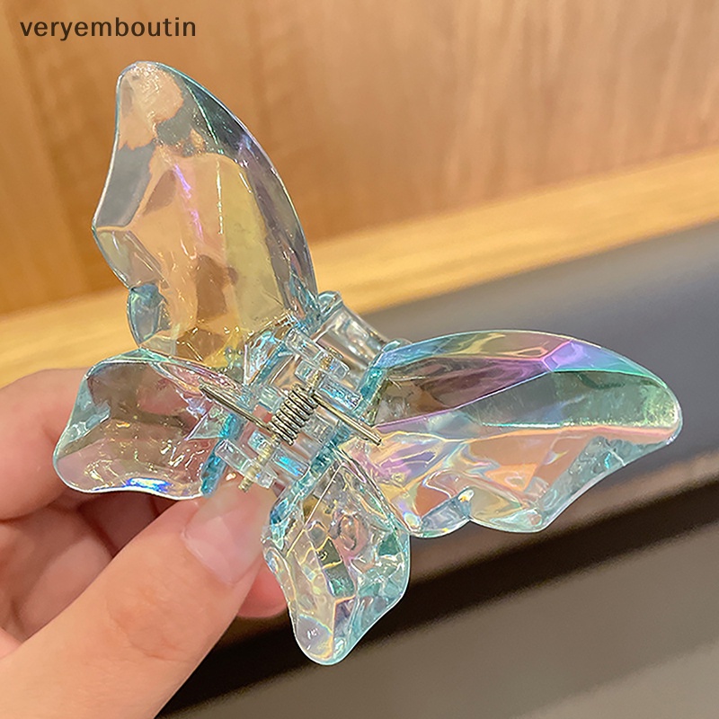 Kẹp Càng Cua Lớn Bằng Nhựa Trong Suốt Thời Trang Cho Nữ Mã 2023