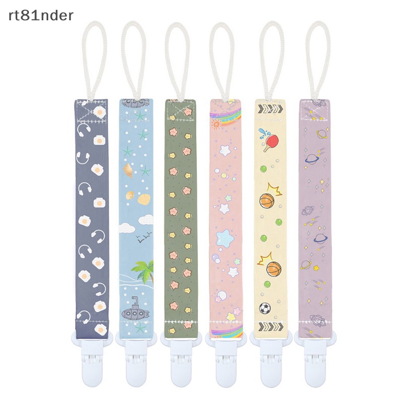 Rt Dây Kẹp Ti Giả Bằng Polyester Họa Tiết Hoạt Hình Có Khóa Cài Chống Rơi Cho Bé Ăn