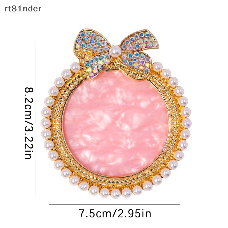 Rt 1 Giá Đỡ Trưng Bày Móng Tay Giả Bằng Nhựa Resin Phối Dây Ruy Băng Đính Ngọc Trai Dùng Trong Salon