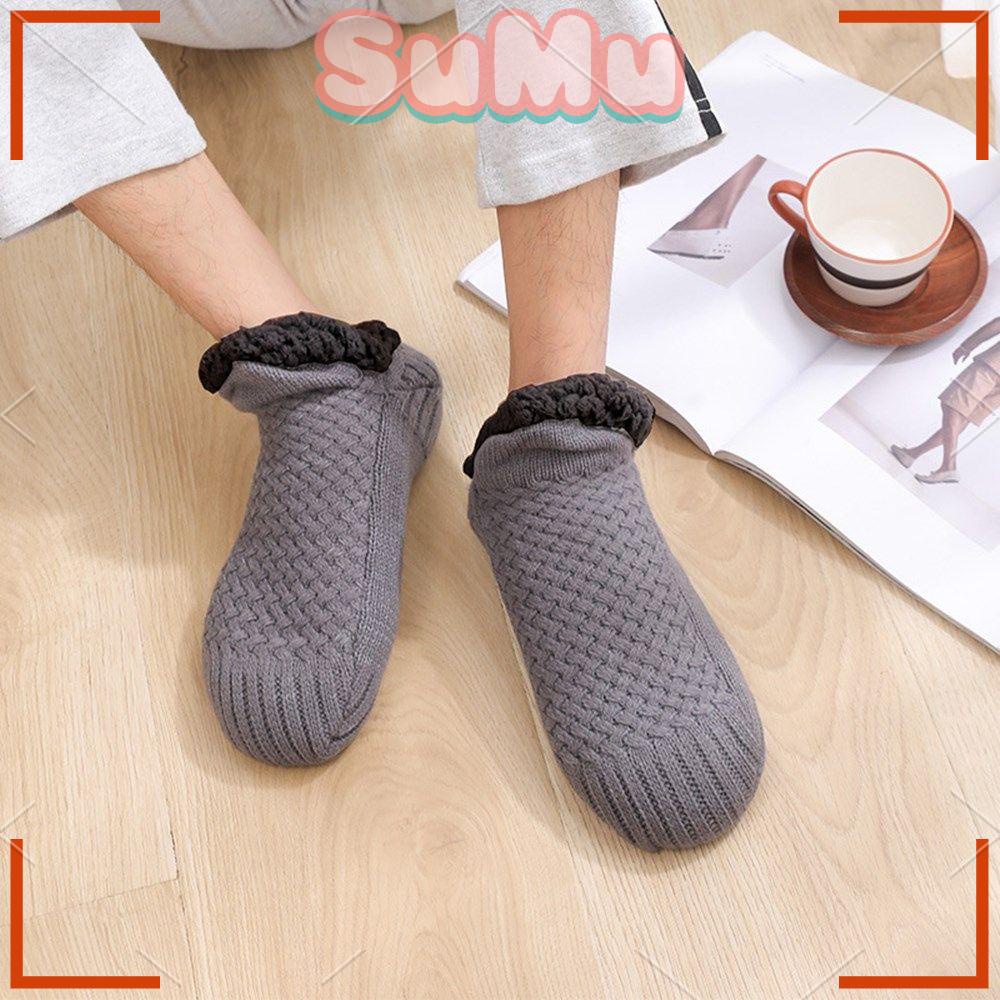 SUMU Giày Vớ Dày Mềm Mại Thời Trang Mùa Đông Cho Nam Và Nữ