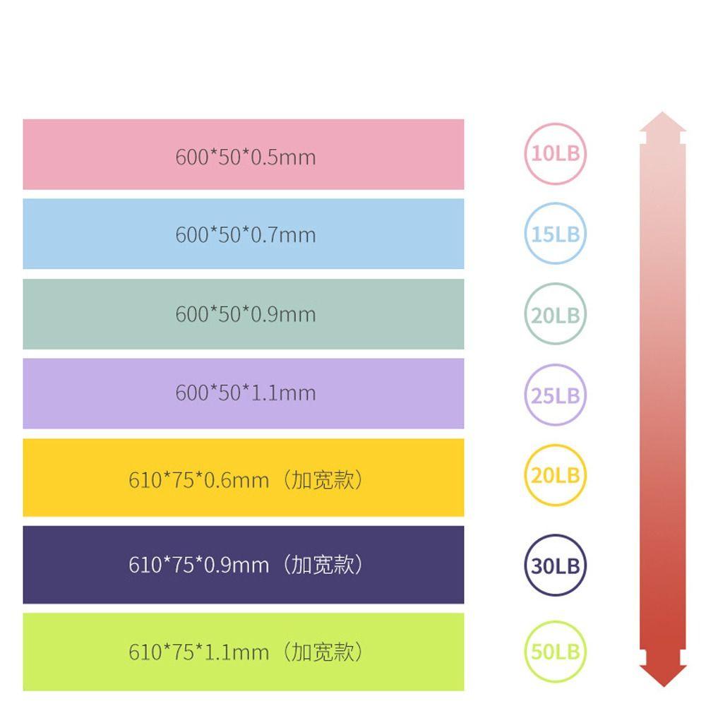 QUINTON 1 Set Dây Đai Kháng Lực Co Giãn Chống Gãy Xước Dùng Tập Yoga / Gym