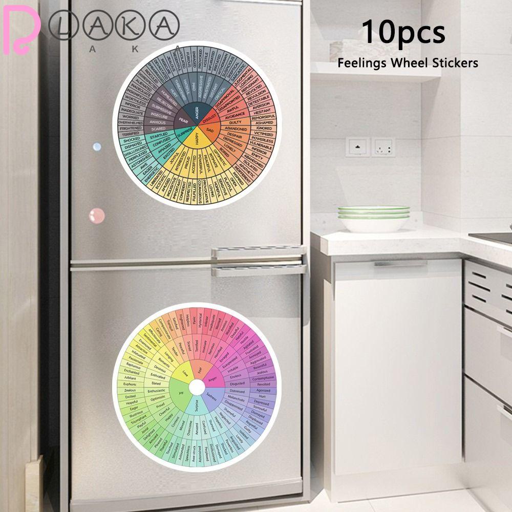 LAKAMIER Bộ 10 Miếng Dán Bánh Xe Cảm Giác Chất Lượng Cao Cho Laptop Vali Điện Thoại