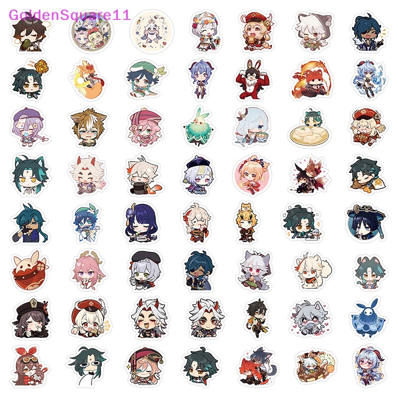 Bộ 60 Miếng Dán Trang Trí Tủ Lạnh Chống Thấm Nước Họa Tiết Hoạt Hình Graffiti