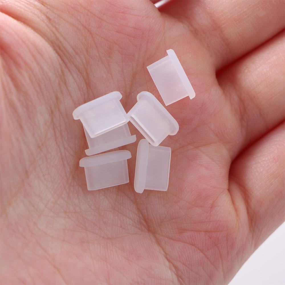 AUGUSTINA HUAWEI Nắp Đậy Dây Cáp Sạc USB Loại C Bằng Silicon Màu Đen Chống Bụi