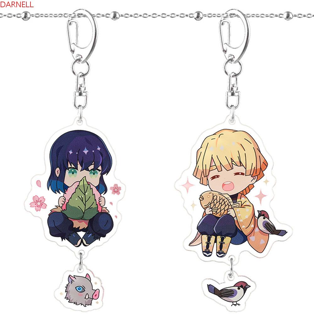 DARNELL Móc Khóa Hình Demon Slayer Dễ Thương