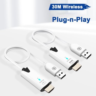 Thiết Bị Truyền Và Nhận Tín Hiệu HDMI Không Dây 30M Cắm Và Nhận Tín Hiệu Cho PS4 DVD TV Box Camera PC Laptop Máy Chiếu