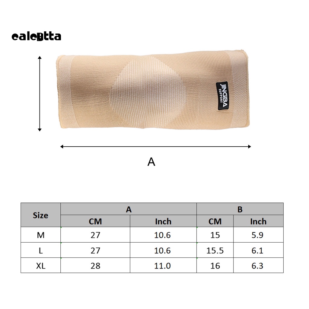 1 Băng Quấn Bảo Vệ Đầu Gối Bằng Nylon Mềm Co Giãn Chống Trượt Dùng Khi Chạy Bộ