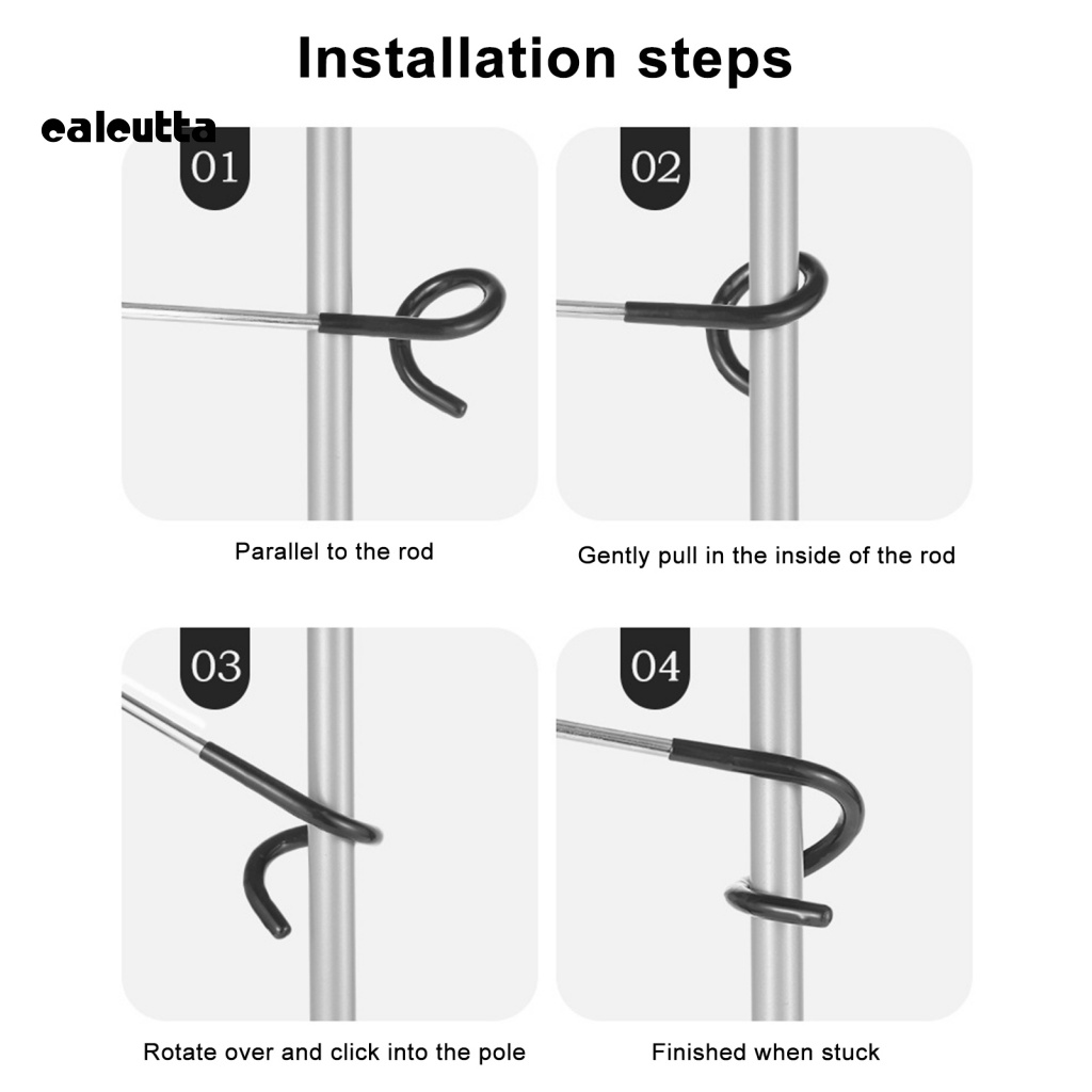 Móc Treo Đèn Cắm Trại Bằng Thép Không Gỉ Chống Trượt Chịu Tải Mạnh Đa Năng