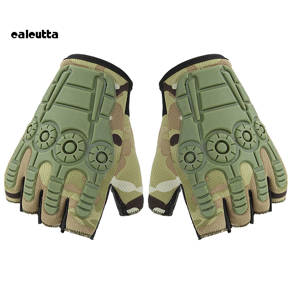 1 Đôi Găng Tay Nửa Ngón Chống Trượt Có Thể Điều Chỉnh Dành Cho Luyện Tập Xe Đạp