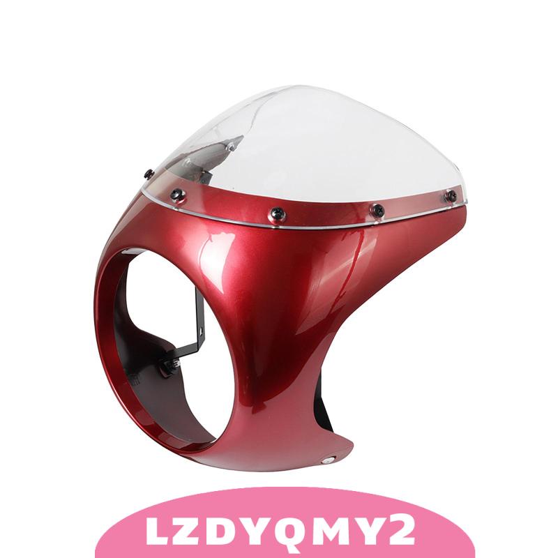 Kính Chắn Gió Bảo Vệ Màn Hình Đèn Pha Thay Thế Cho Xe Mô Tô Cafe Racer