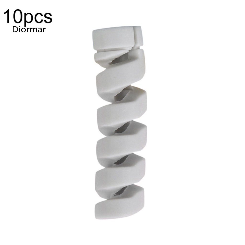 Bộ 10 Đầu Bảo Vệ Dây Cáp Sạc Bằng Silicon Mềm Nhẹ