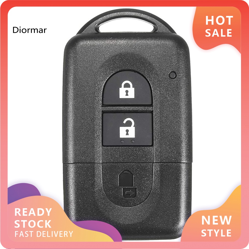 Vỏ ChìA KhóA ĐiềU KhiểN Từ Xa 2 NúT BấM Cho Nissan Micra Xtrail Qashqai Juke