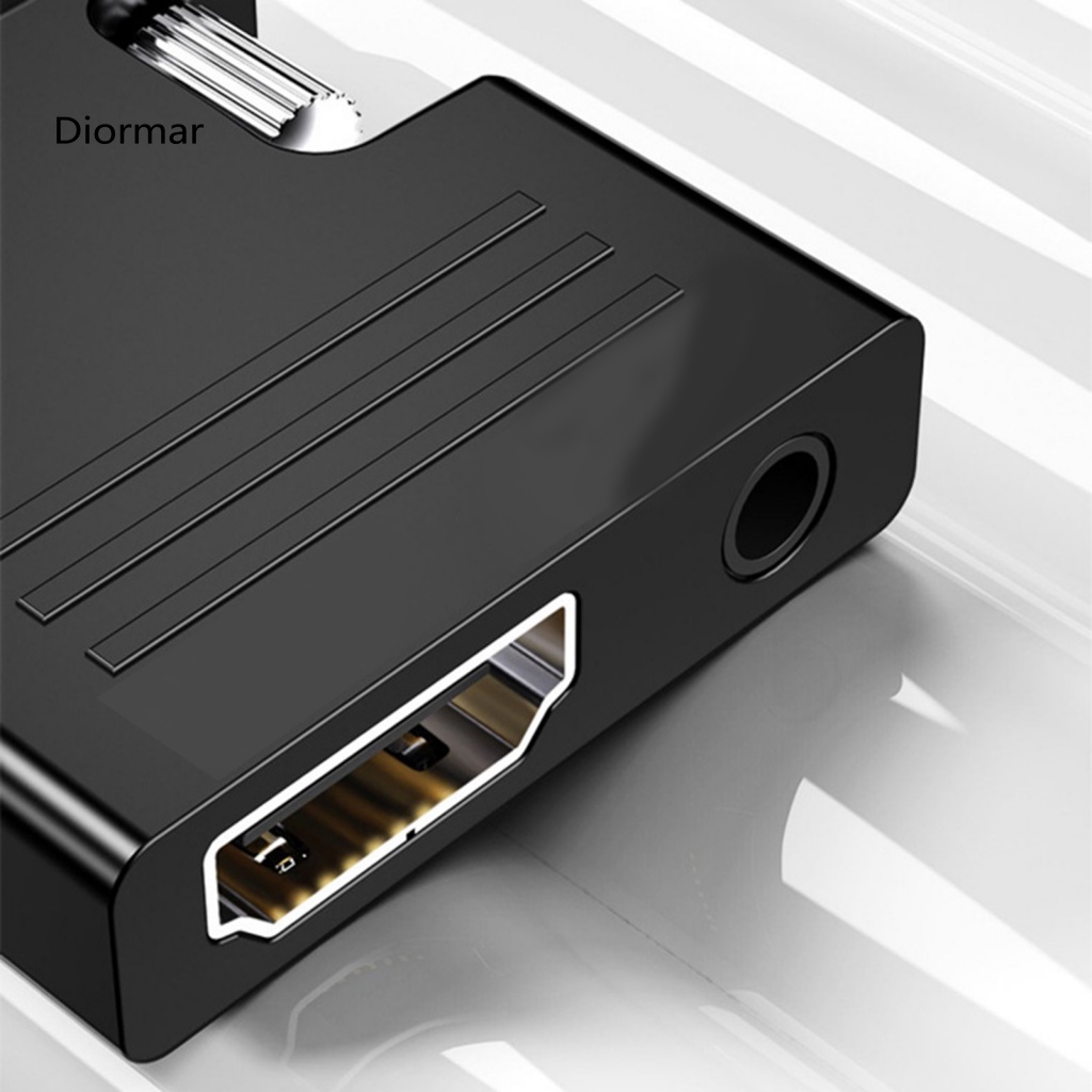 Bộ Chuyển Đổi Âm Thanh DIO VGA Không Cần Chạm Vào Độ Phân Giải Cao Tương Thích Với TV / Máy Tính / Máy Tính Để Bàn / Văn Phòng