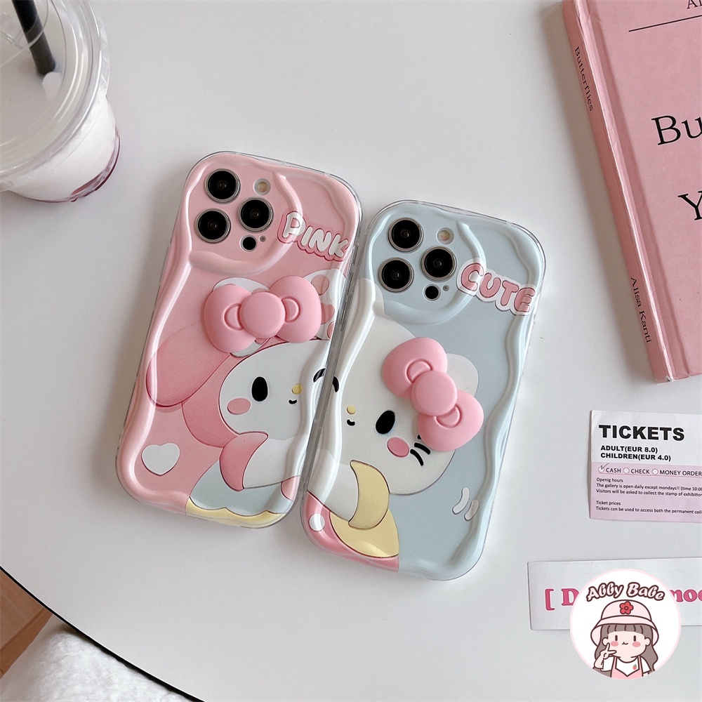 Ốp Điện Thoại TPU Dẻo Họa Tiết Hoạt Hình Melody Kitty Kiểu Hàn Quốc Cho IPhone 14 Pro Max 12 11 Pro Max X XS XR 7Plus