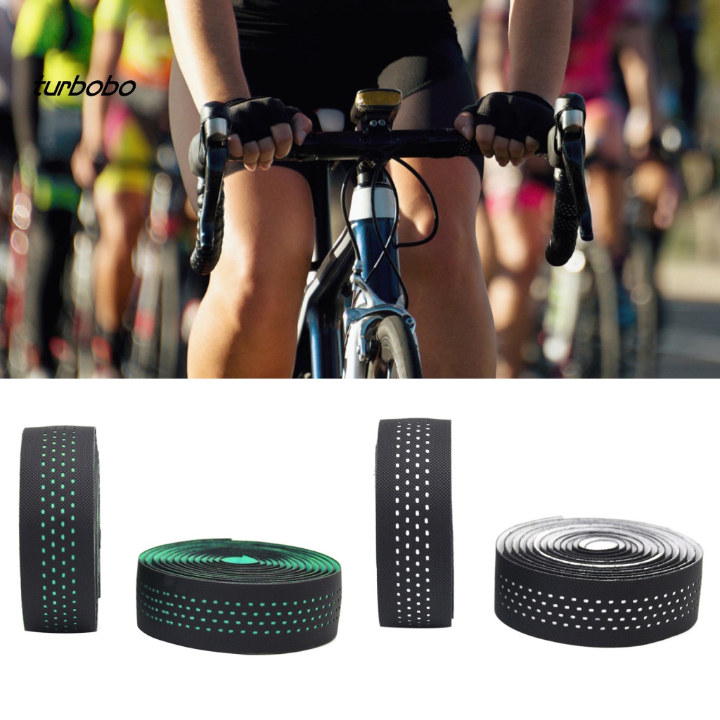 1 Cặp Băng Keo Polyurethane Thoáng Khí Thấm Hút Mồ Hôi Độ Dính Cao Có Lỗ Gắn Xe Đạp
