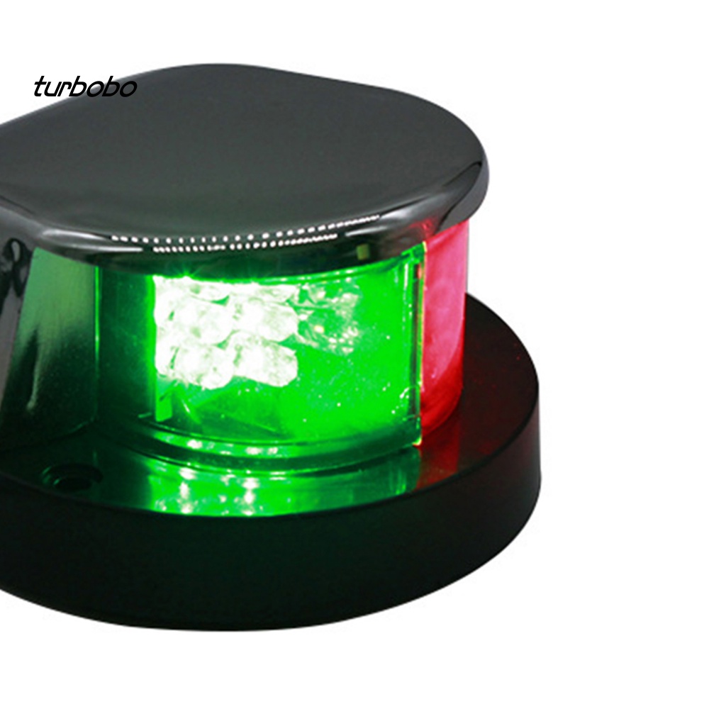 Turbobobo Đèn Chiếu Sáng Bên Hông Tàu Thuyền Độ Sáng Cao Chống Thấm Nước Chất Liệu ABS Màu Đỏ Và Xanh Lá