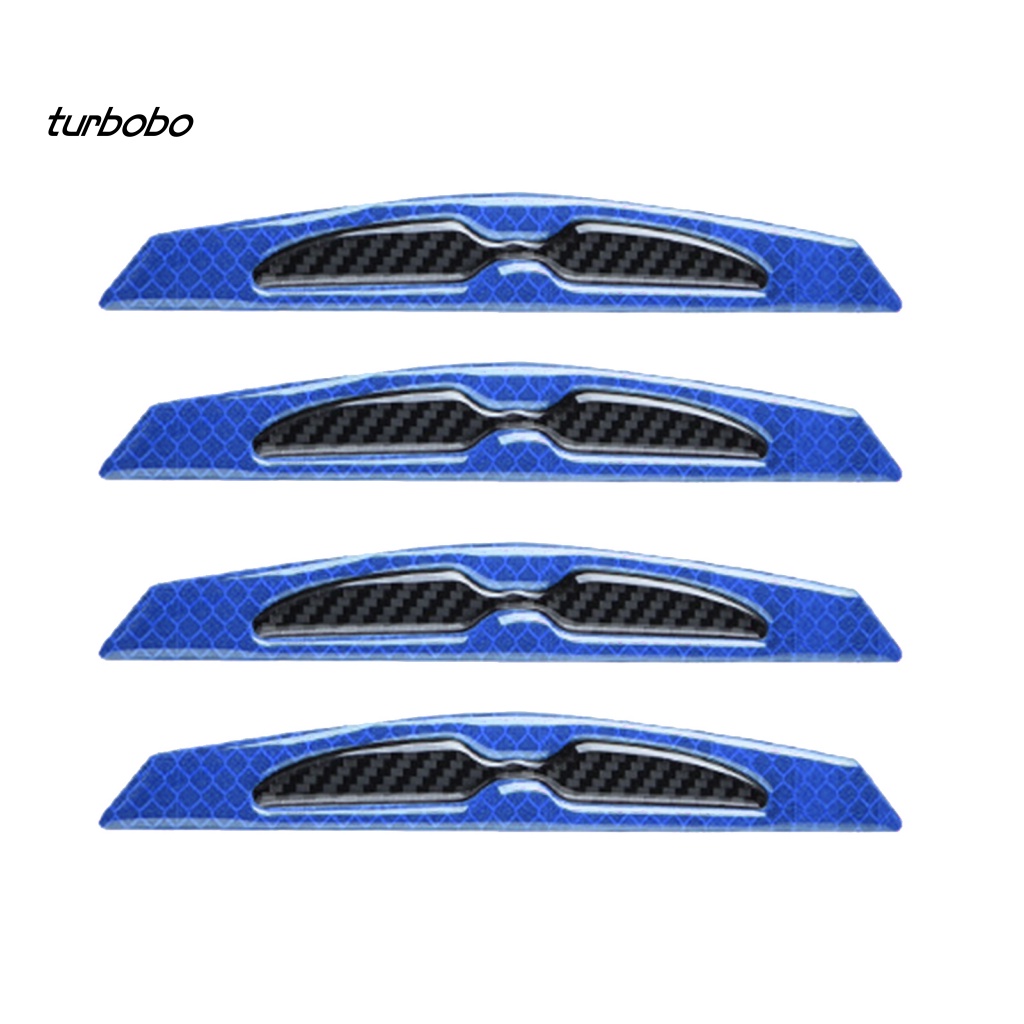 Bộ 4 Dải Dán Bảo Vệ Cạnh Cửa Xe Hơi Chống Va Chạm Màu Phản Quang Tiện Dụng