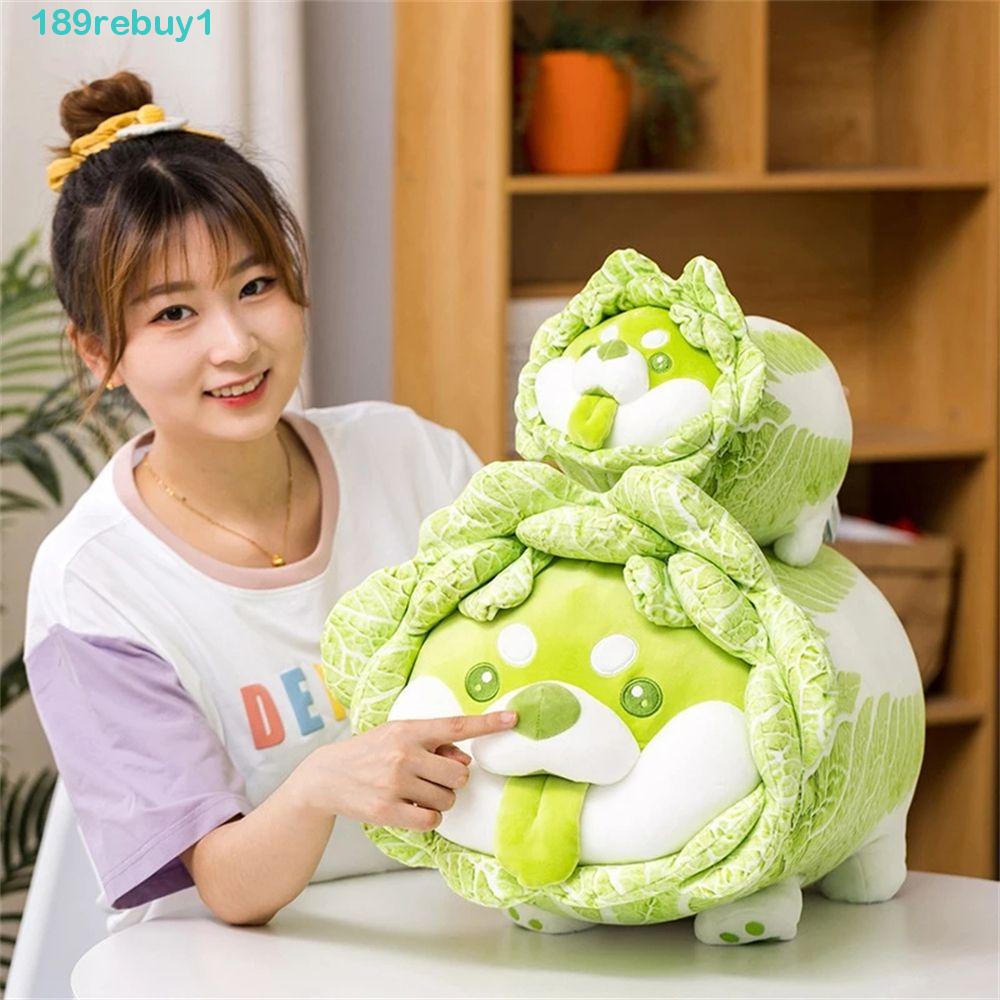 REBUY1 Đồ chơi nhồi bông Hình Chó Shiba Inu Dễ Thương