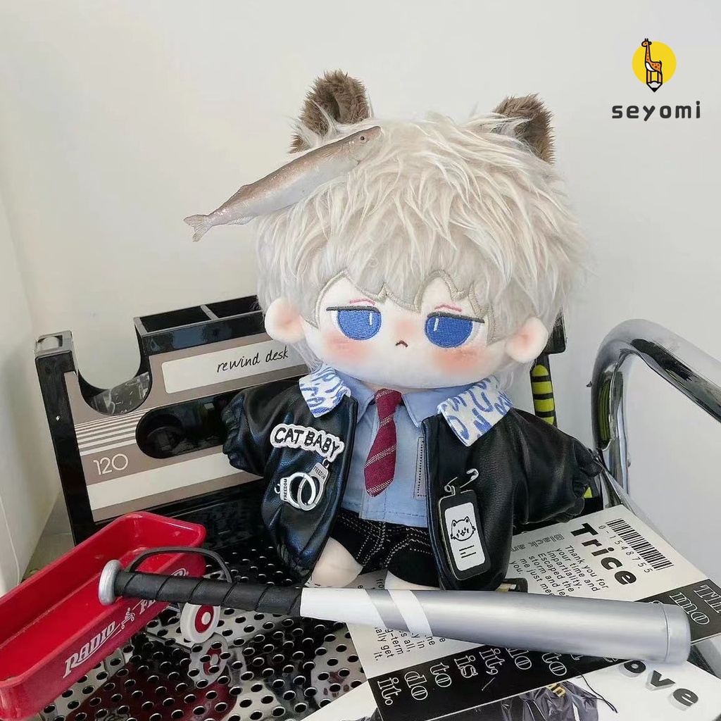 Set 3 Búp Bê Nhồi Bông 20cm Mặc Đồng Phục Dễ Thương