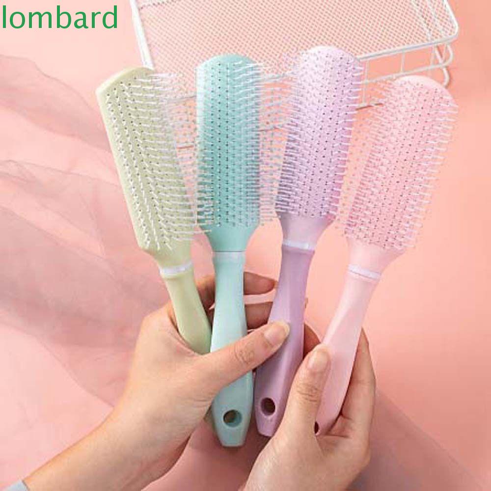 LOMBARD Lược Chải Tóc Răng Thưa Massage Da Đầu Tạo Kiểu Tóc Sành Điệu