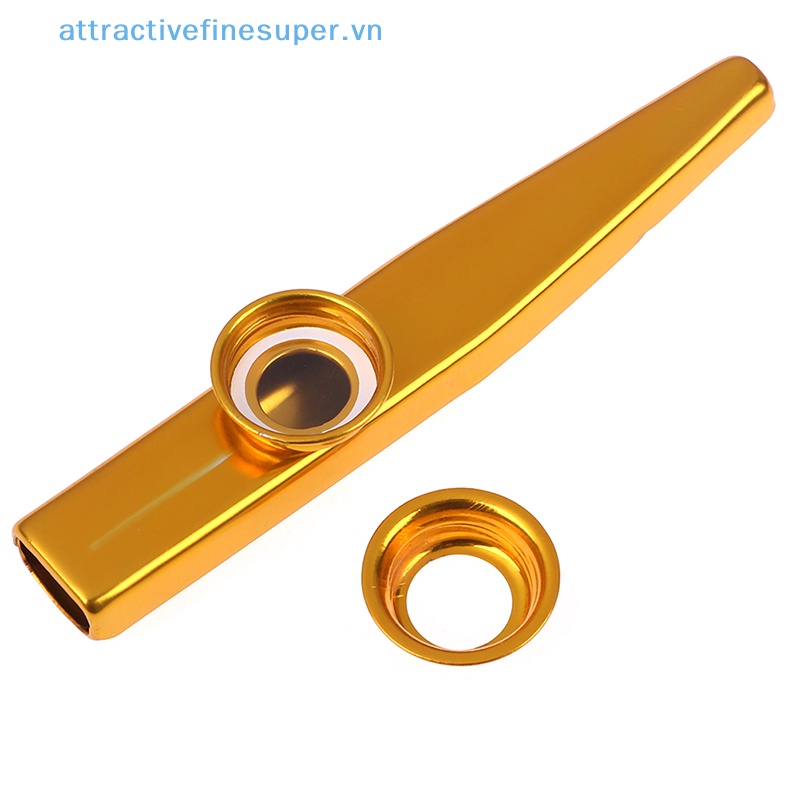 Afs Kèn Kazoo Bằng Hợp Kim Nhôm + 5 Ống Sáo diaphragm Cho Trẻ Em