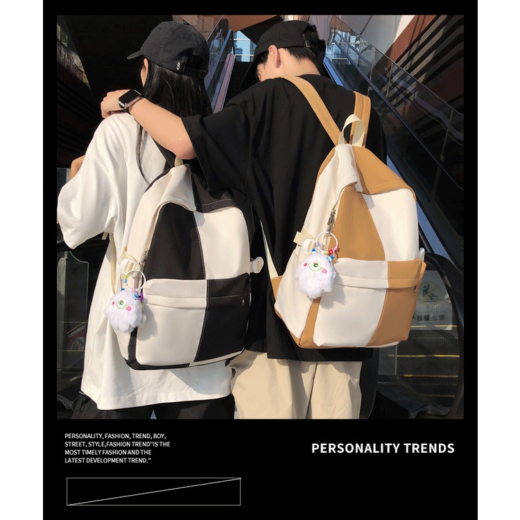 ENVIROSAX thời trang phiên bản Hàn Quốc túi sách công suất lớn ba lô sinh viên túi hai vai nữ