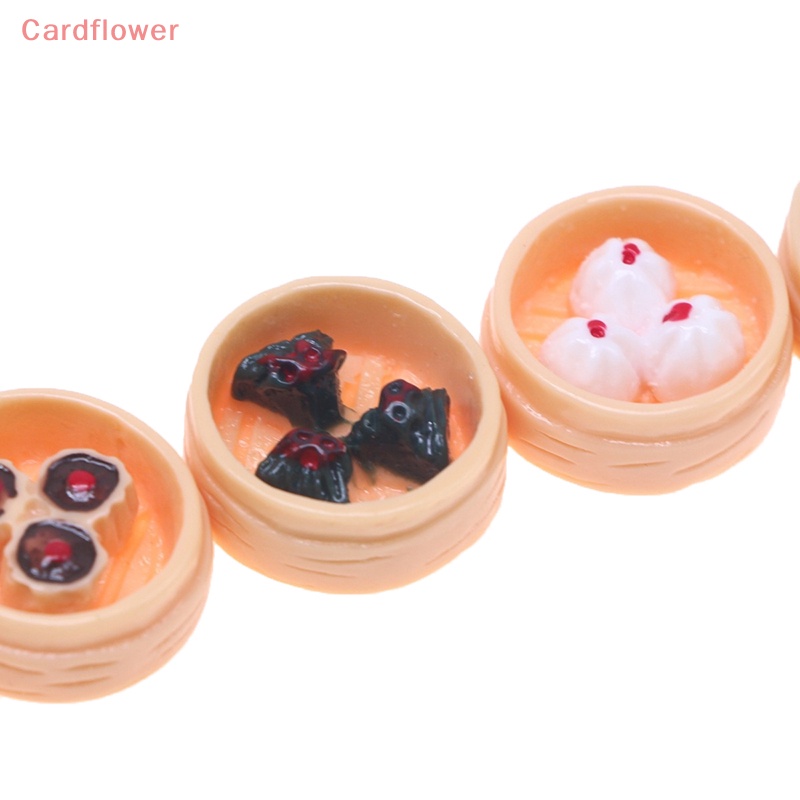 &lt; Cardflower &gt; Mô Hình Bữa Ăn Sáng Mini Bằng Nhựa Resin Sáng Tạo Phụ Kiện Trang Trí Nhà Búp Bê
