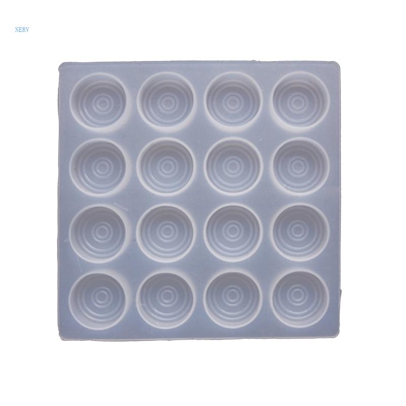 Khuôn Silicone Làm Con Dấu Sáp 16 Ngăn DIY